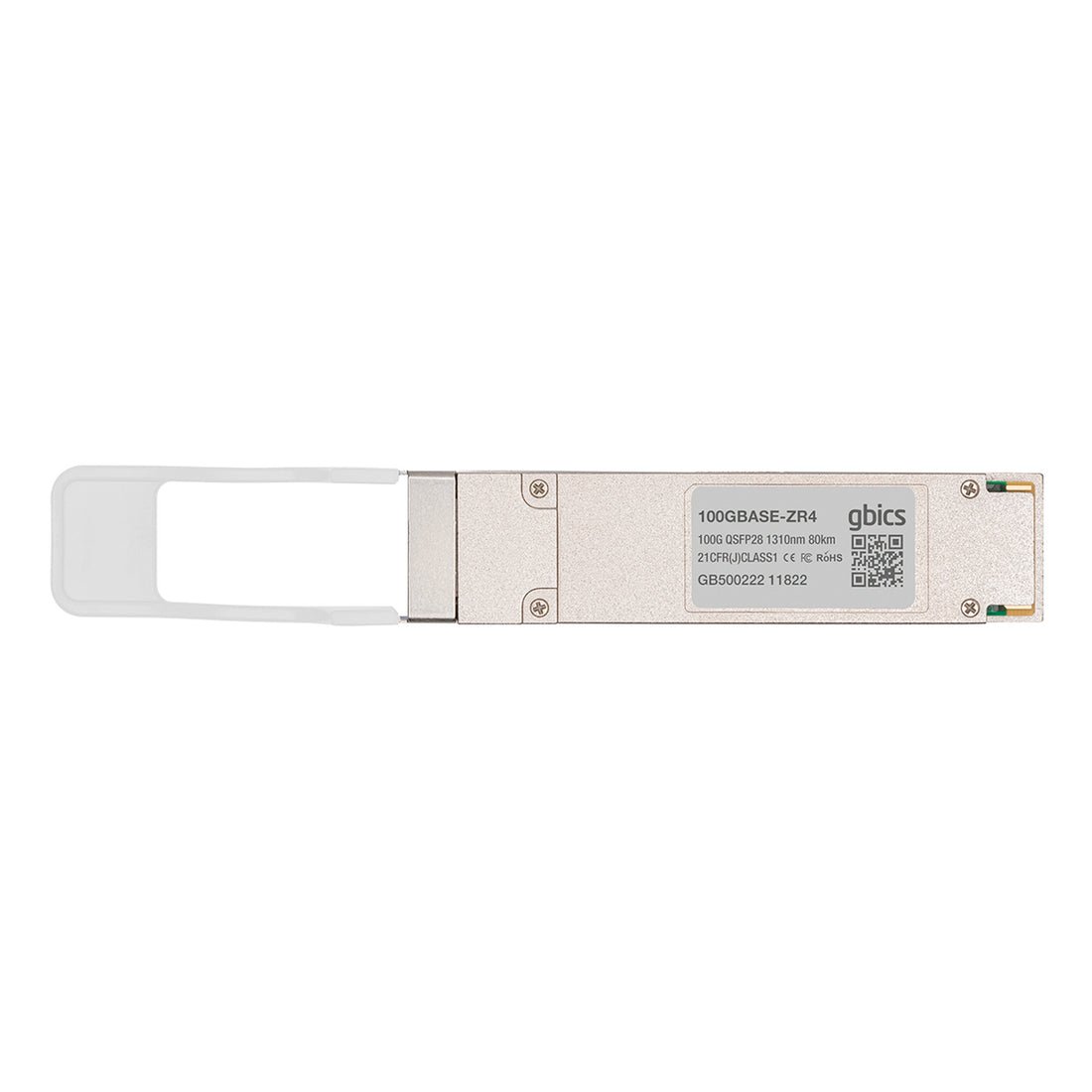 100GBASE-ZR4 Codable QSFP28 1310nm 80km LC DOM Transceiver Module