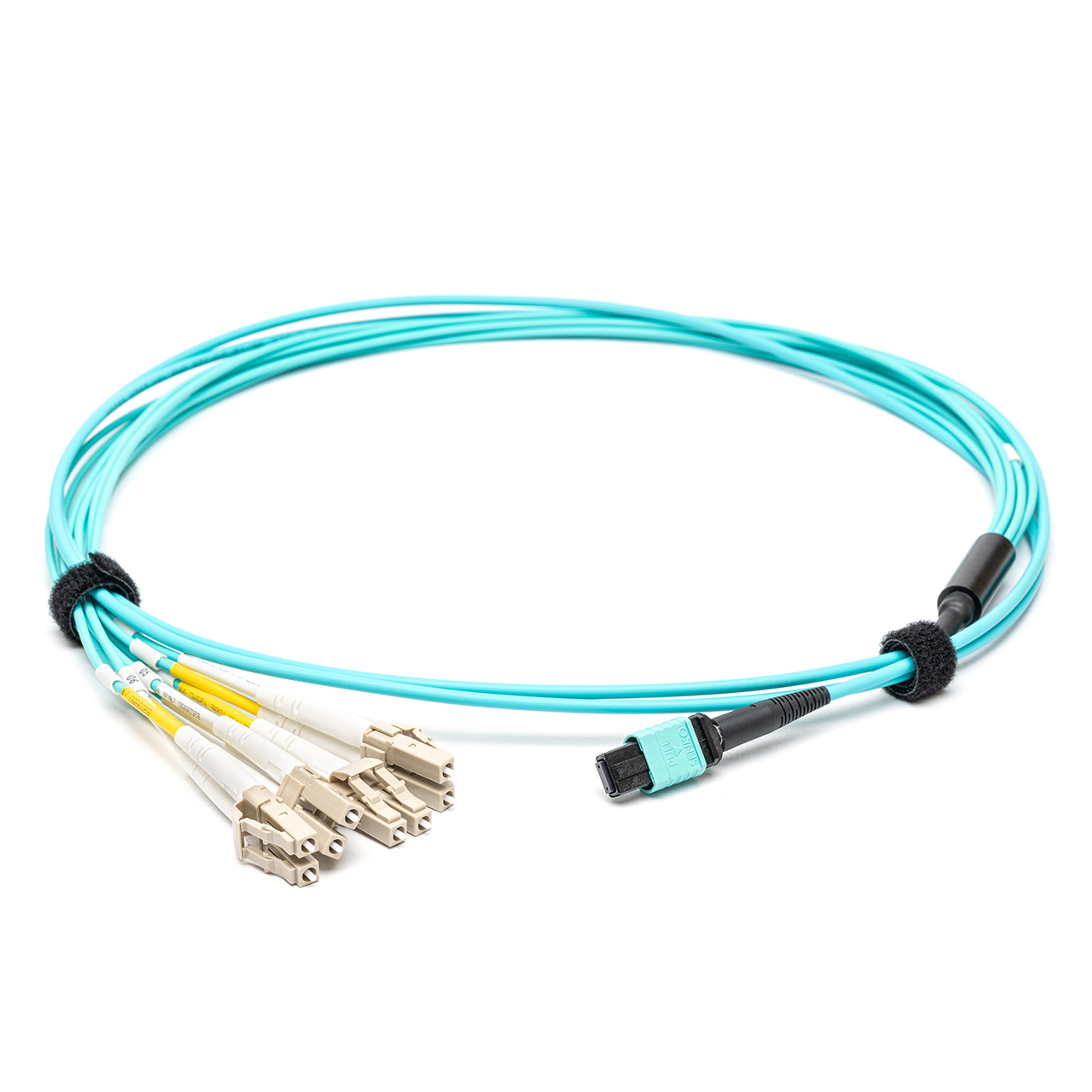 MTP (MPO) To LC Breakout Fibre Cable