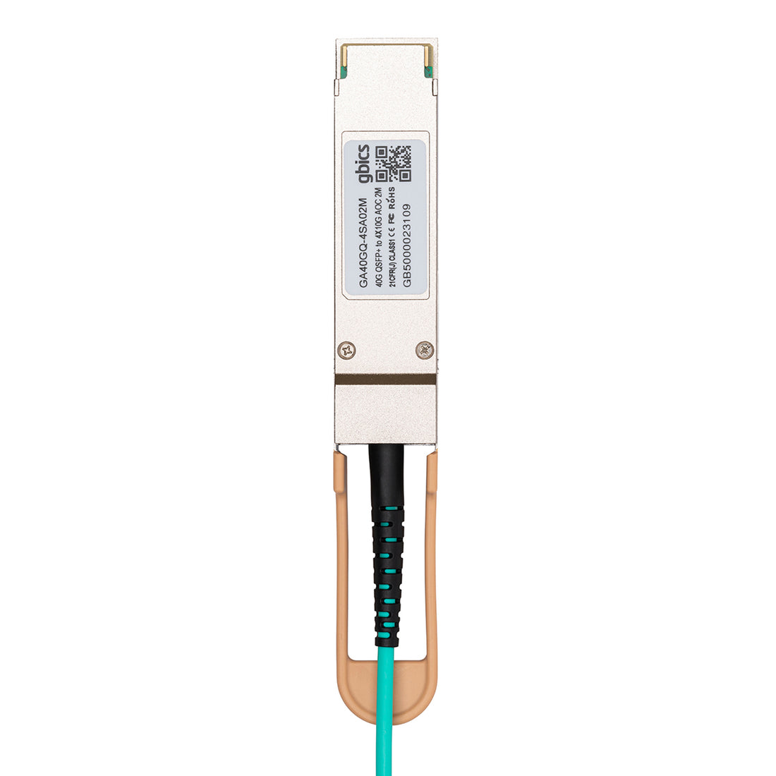 AOC-QSFP-4SFP-10G-1M - Dell Compatible 1 Metre 40G QSFP+ to 4x10G SFP+ Breakout Active Optical Cable