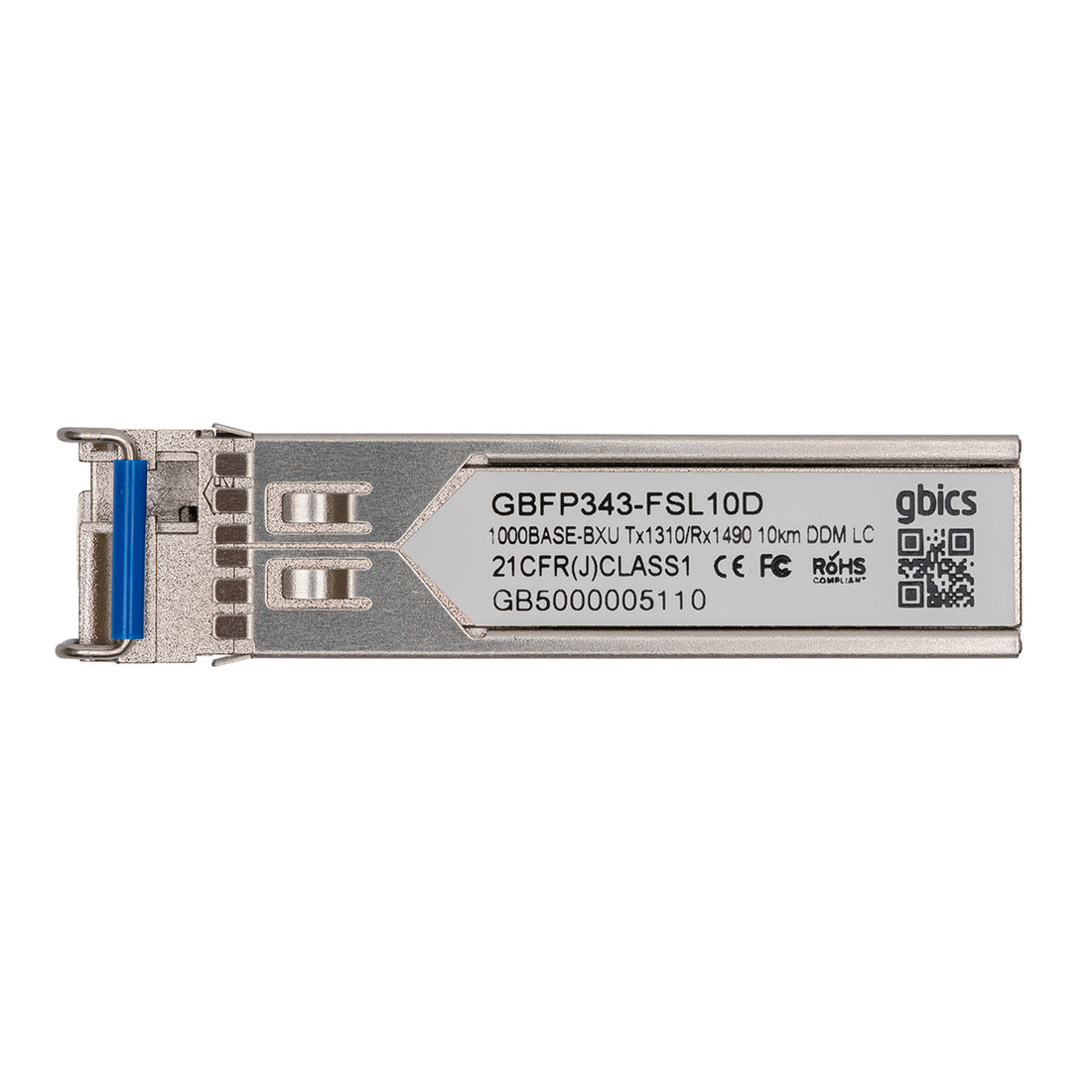SFP-GE-LX-SM1310-BIDI - Huawei Compatible 1000BASE-BX-U BiDi SFP 1310nm-1490nm 10km DOM Transceiver Module