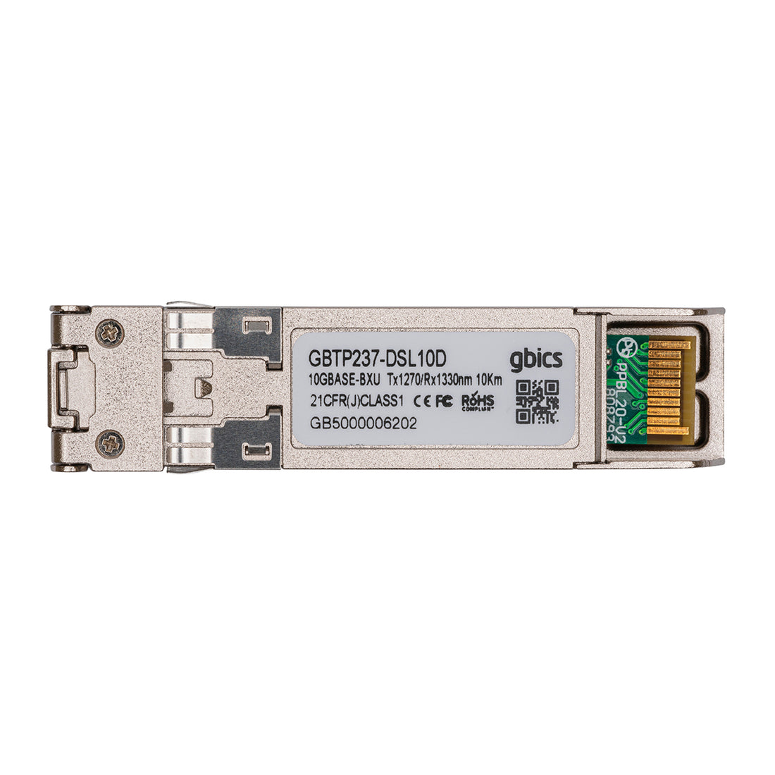 JNP-SFP-10G-BX10D - Juniper Compatible 10GBASE-BX10-D SFP+ 1330nm-TX/1270nm-RX 10km DOM Transceiver Module
