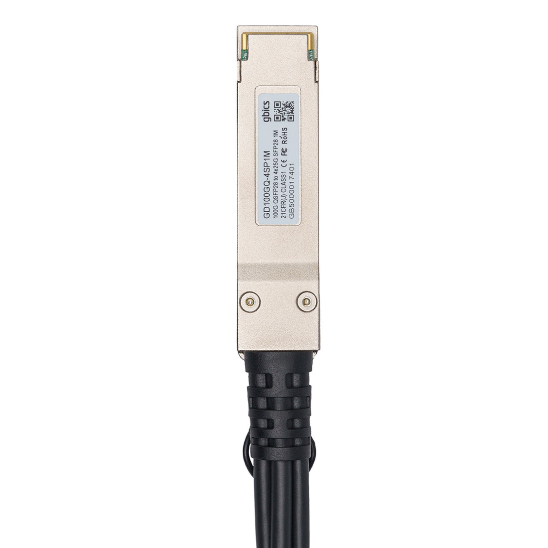 MCP7F00-A002 - NVIDIA/Mellanox Compatible 2 Metre 100G QSFP28 to 4x25G SFP28 Passive Direct Attach Copper Breakout Cable