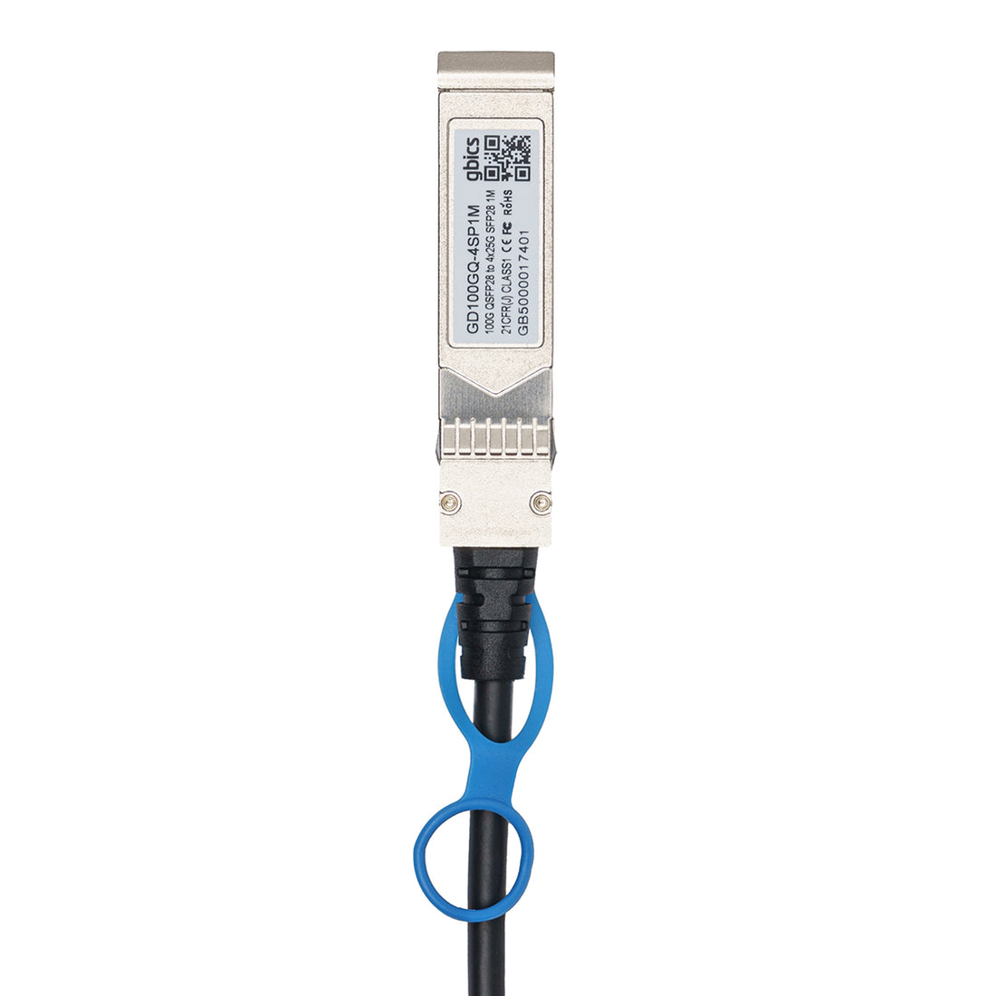 JNP-100G-4X25G-1M - Juniper Compatible 1 Metre 100G QSFP28 to 4x25G SFP28 Passive Direct Attach Copper Breakout Cable