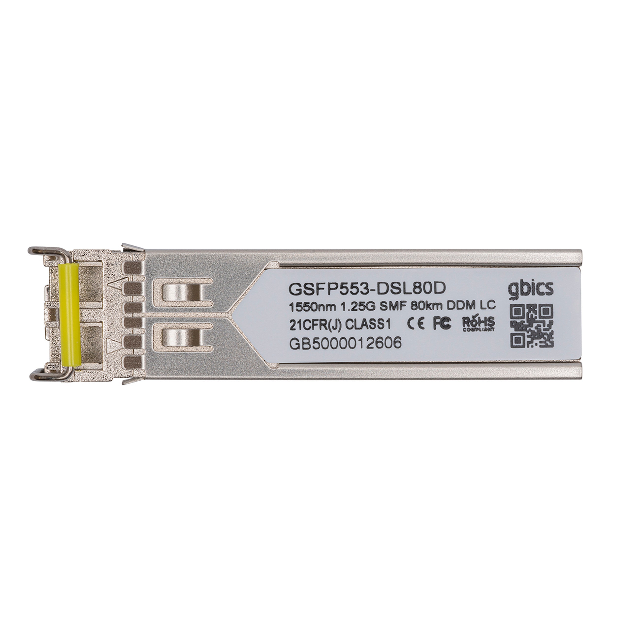 1000BASE-ZX - Open Standard 1000BASE-ZX SFP 1550nm 80km DOM Transceiver Module