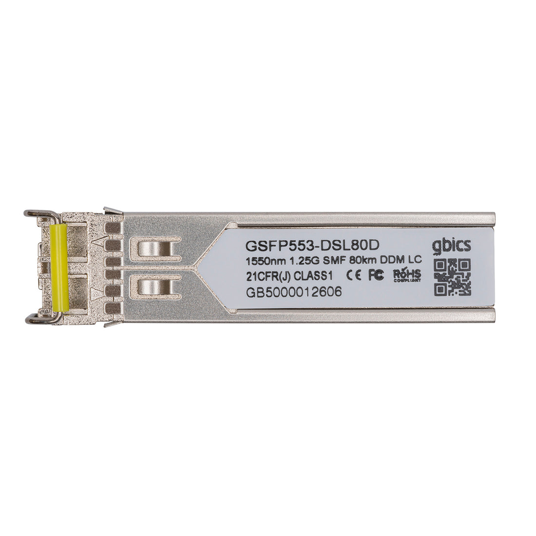 SFP-1GZXLC - Moxa Compatible 1000BASE-ZX SFP 1550nm 80km Transceiver Module
