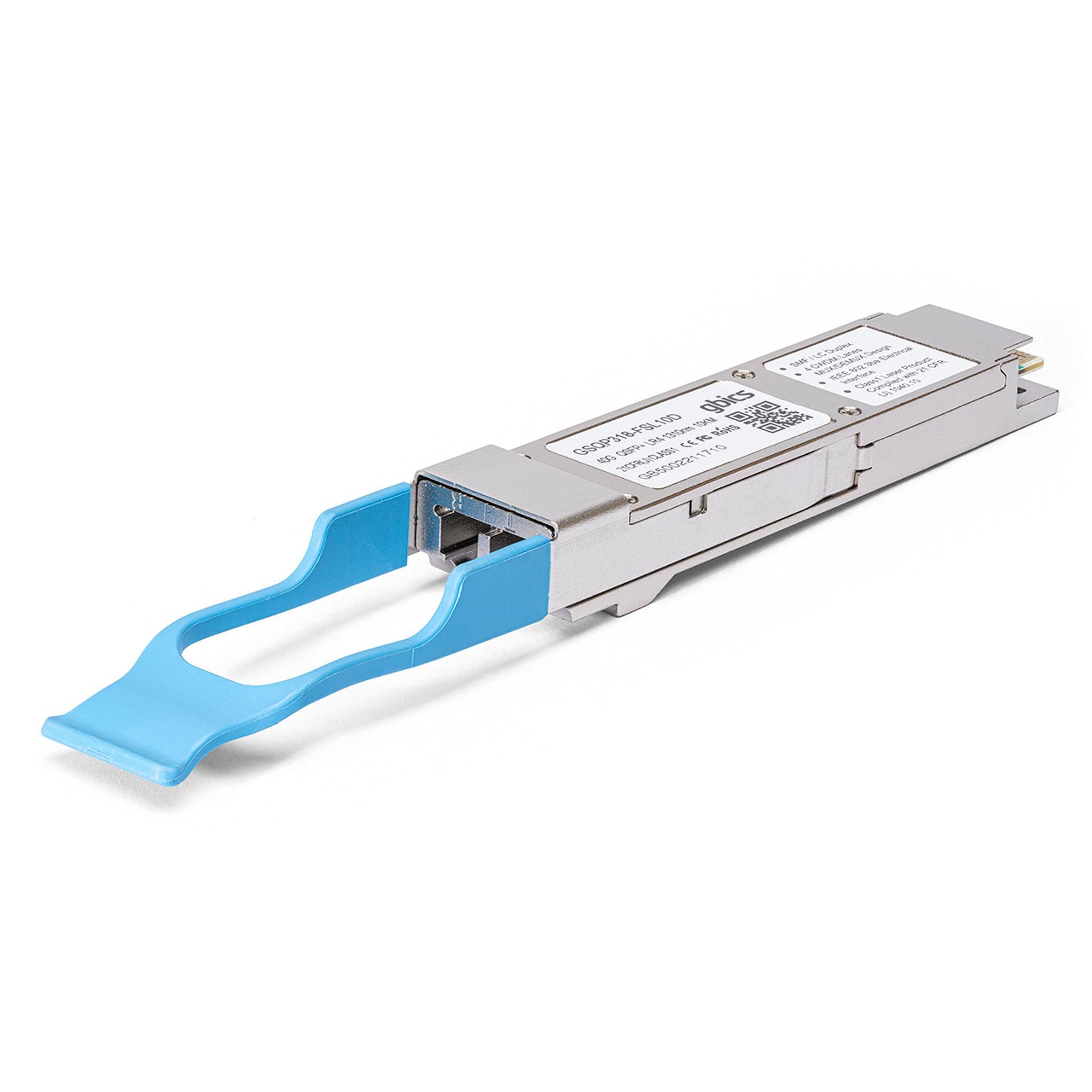 02310MHS - Huawei Compatible 40GBASE-LR4 QSFP+ 1310nm 10km LC DOM Transceiver Module