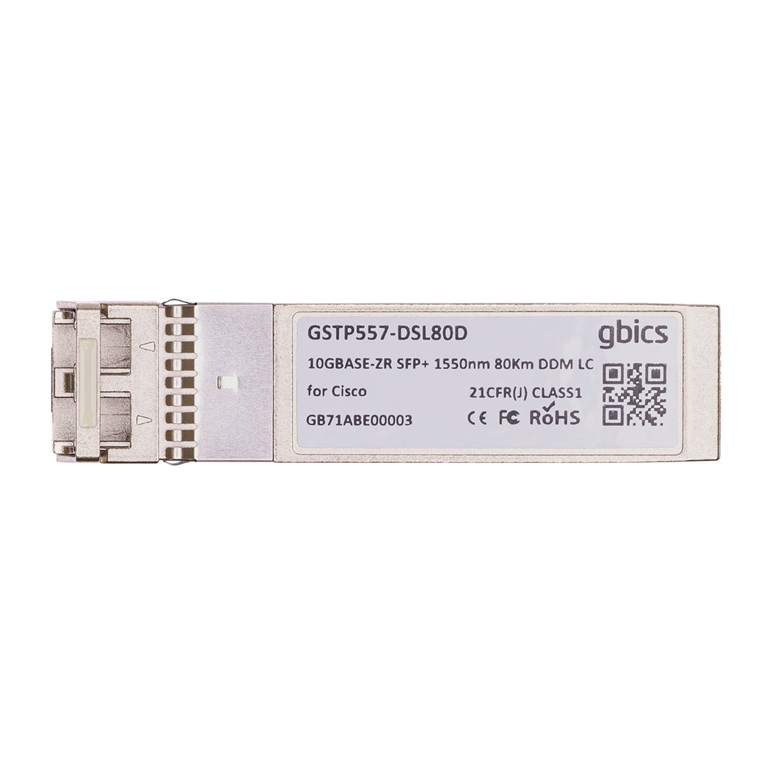 SFP-10G-ZR - Alcatel-Lucent Compatible 10GBASE-ZR SFP+ 1550nm 80km DOM Transceiver Module