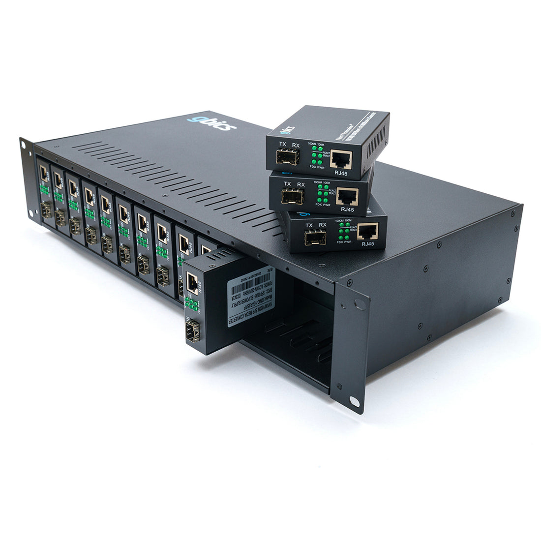 GMC-CHASSIS-14 Media Converter 14 Slot Rack-Mount Chassis