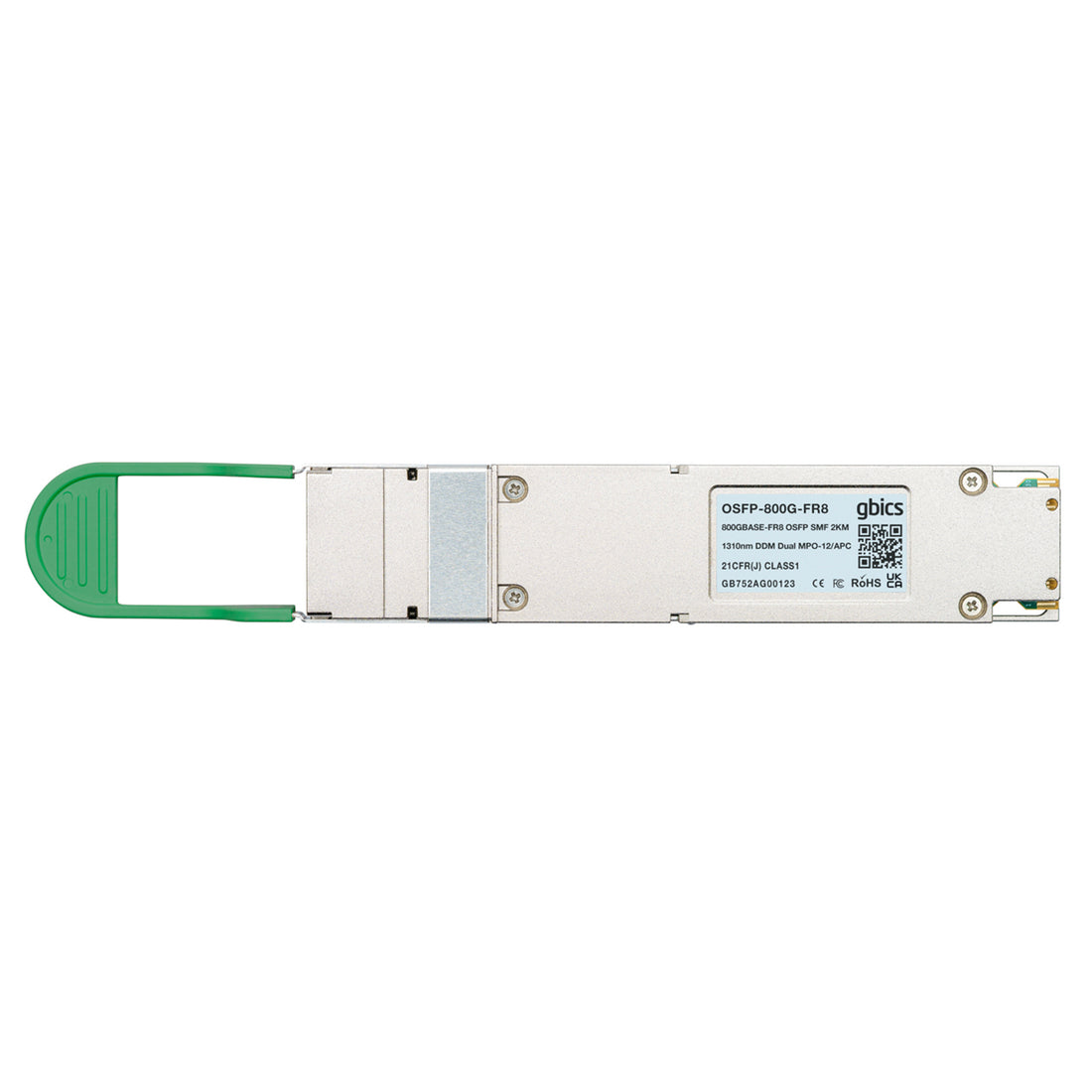 OSFP-2X400G-FR4-P Juniper Compatible 800GBASE-FR8 800GBASE 2 × FR4 QSFP-DD PAM4 1310nm 2km DOM Dual Duplex LC/UPC SMF Optical Transceiver Module