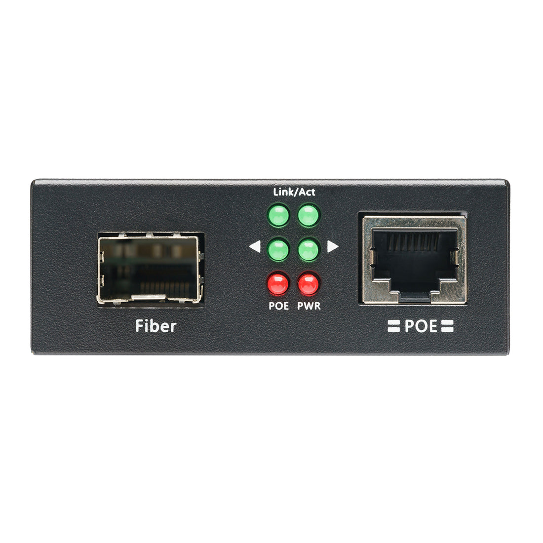 GMC-1G-RJSFP-POE - 10/100/1000BASE-T RJ45 to 1000BASE-SX/LX SFP PoE+ Media Converter