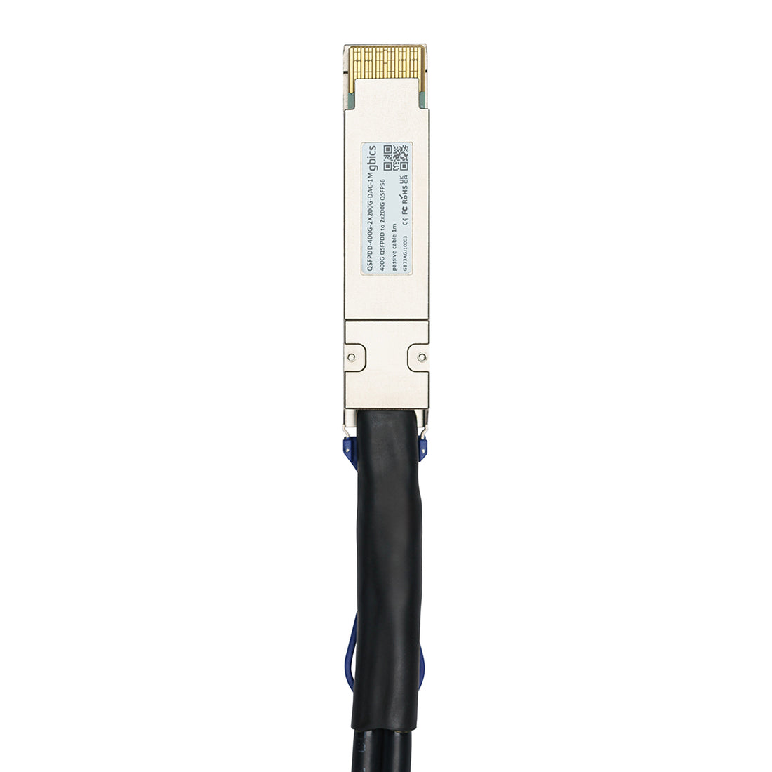 MCP7H60-W001R30 NVIDIA Compatible 1M 400G QSFP-DD to 2 x 200G QSFP56 Passive Direct Attach Breakout Cable