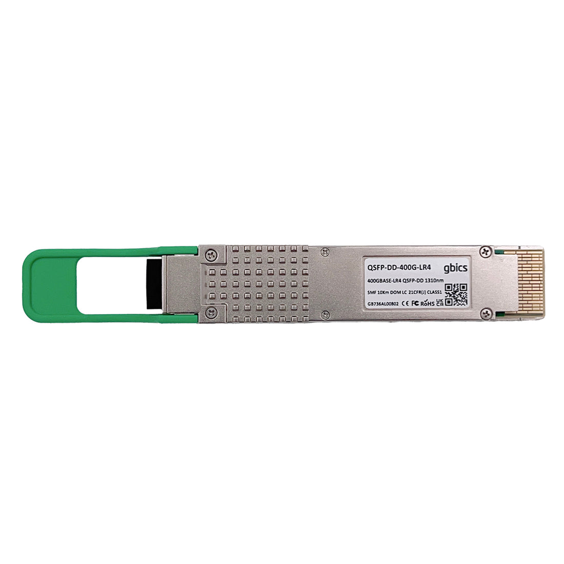 MMS1V90-WR NVIDIA Mellanox Compatible 400GBASE-LR4 QSFP-DD PAM4 1310nm 10km DOM Duplex LC SMF Transceiver Module