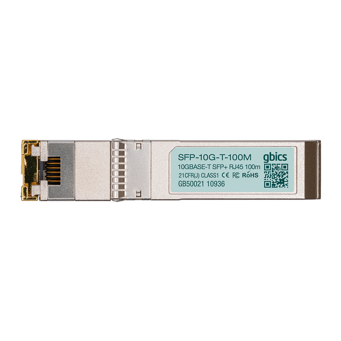SFP-10G-T-100M - Codable- 10GBASE-T SFP+ Copper RJ45 100m Transceiver Module