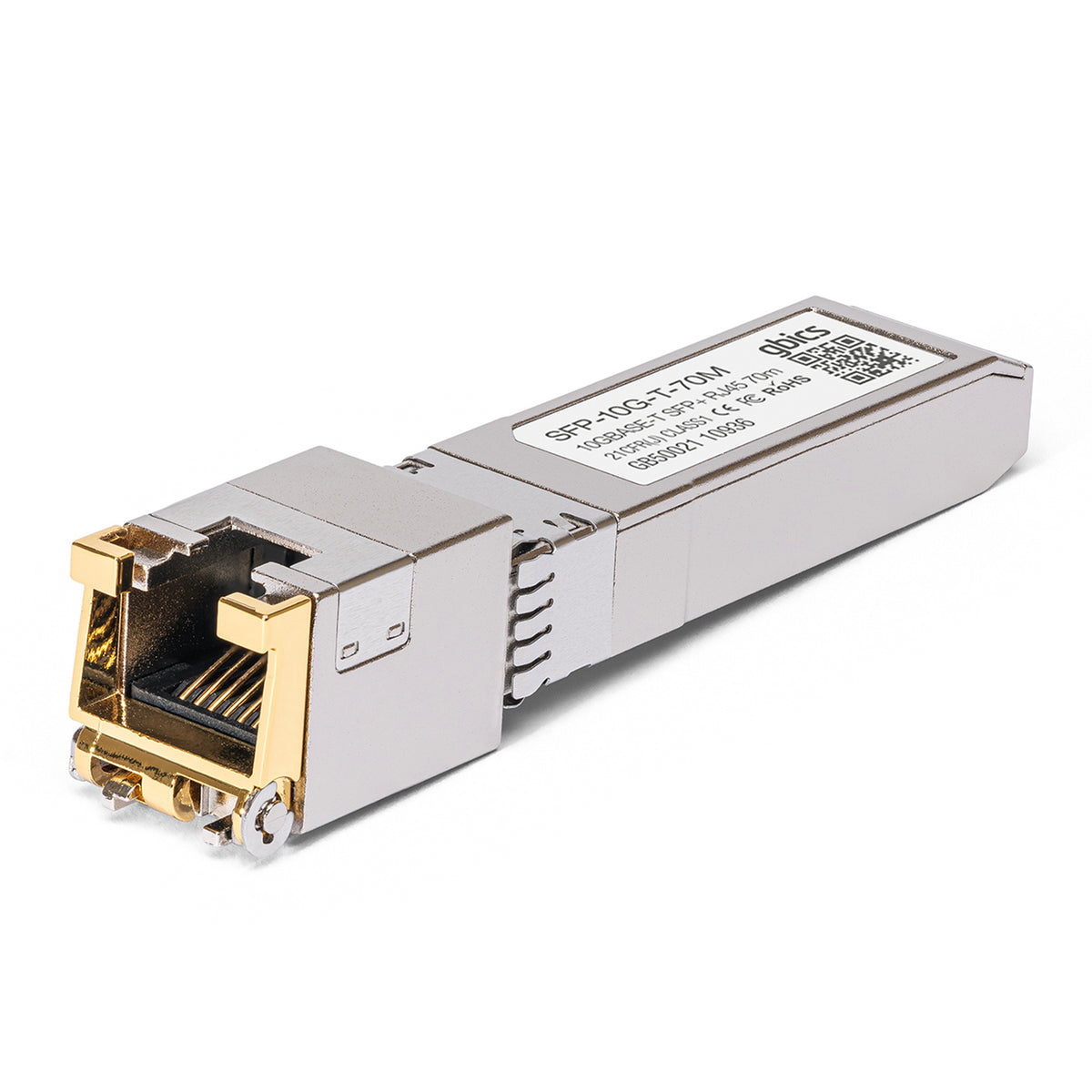 70m SFP-10G-T-70M - Codable- 10GBASE-T SFP+ Copper RJ45 70m Transceiver Mo