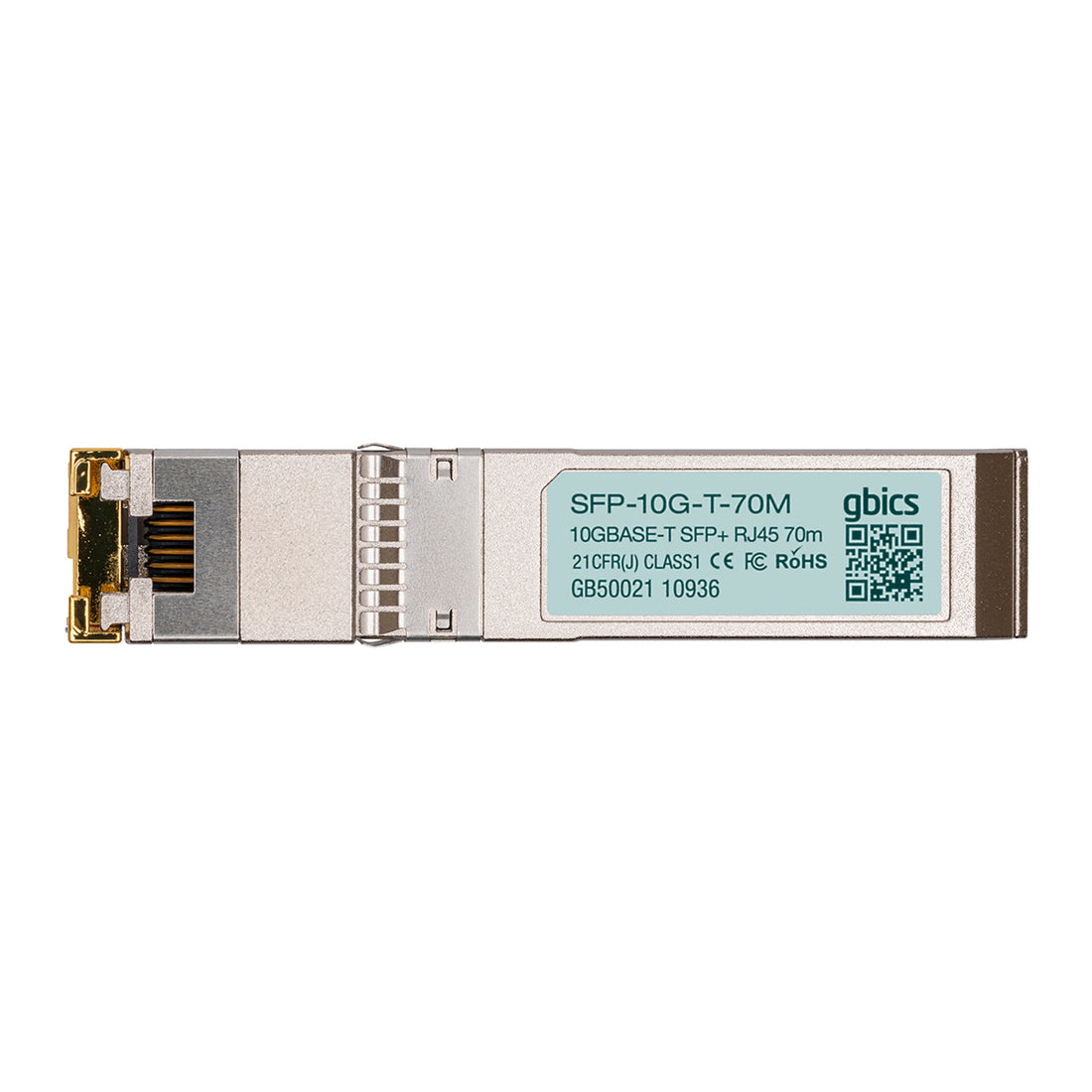 SFP-10G-T-70M - Codable- 10GBASE-T SFP+ Copper RJ45 70m Transceiver Module