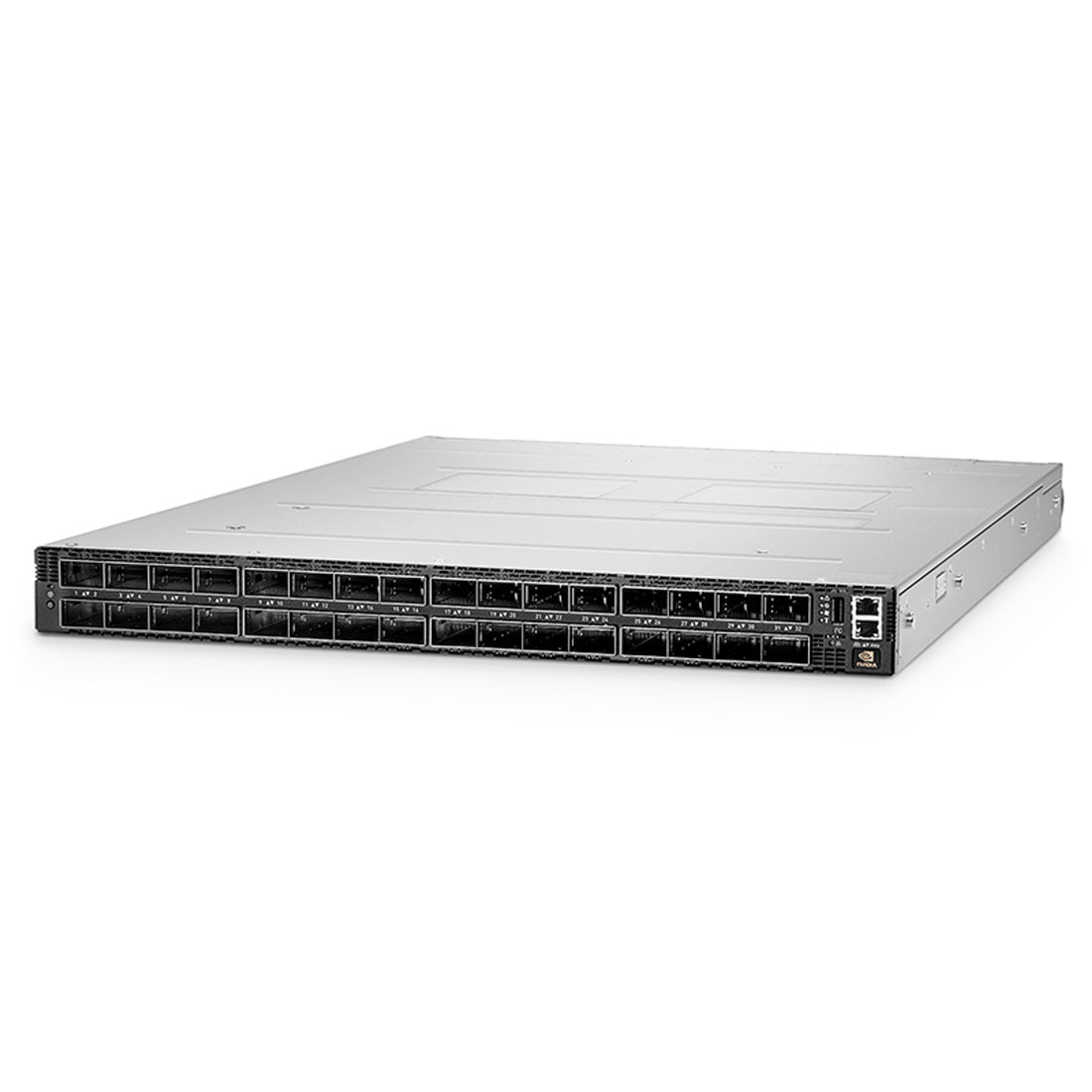 MQM9700-NS2F NVIDIA® 64-Port NDR 400G InfiniBand Data Center Switch, 32 OSFP Ports, Managed, x86 Dual Core, NVIDIA Quantum™-2 Chip, P2C Airflow